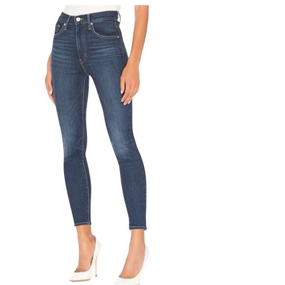 Levi' Unbasic Blue Mile High Super Skinny Jeans - Picture 1 of 7